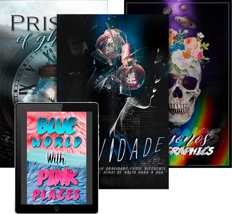 Book editing and publishing services showcase with professionally finished book covers